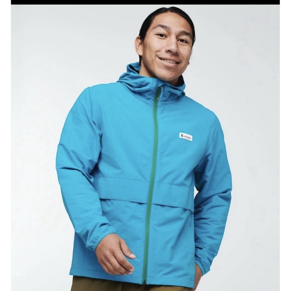 Mens Cotopaxi Blue Viento Travel Jack Zip-up Hoodie Medium M